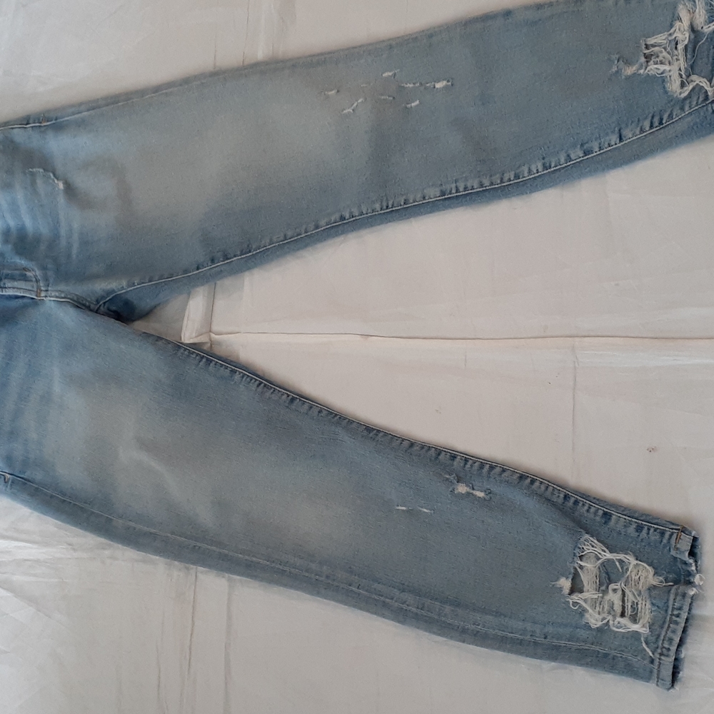 AGOLDE  distressed blue jeans size 26 - Picture 7 of 16